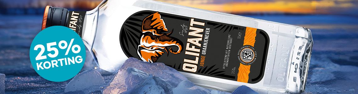 Olifant met 25% korting